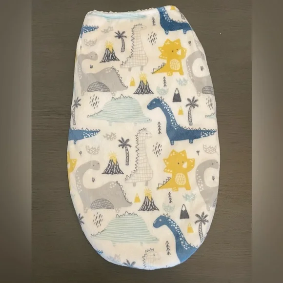 Modern Baby Newborn 0-3 Months Swaddle Wrap Dinosaur Pattern - Picture 5 of 8